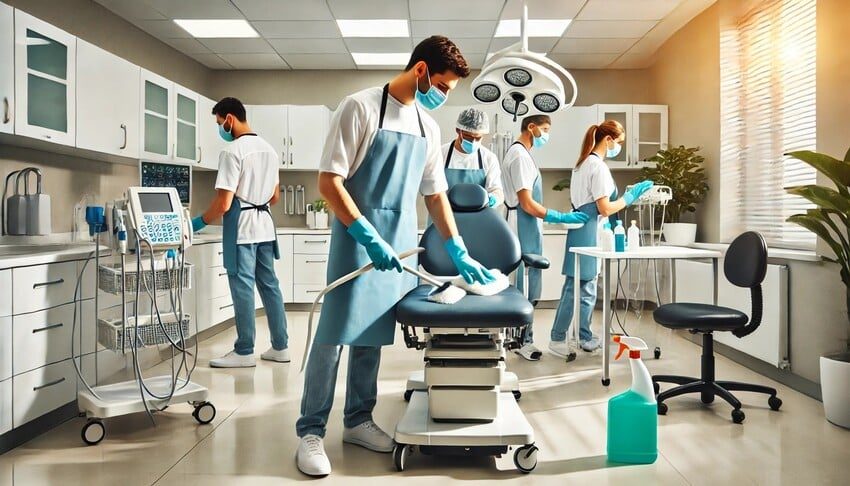 Professional hospital healthcare and medical office cleaning services